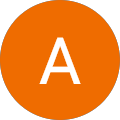 Google reviewer avatar with an orange letter A