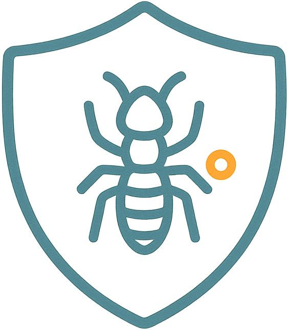 Termite protection shield logo